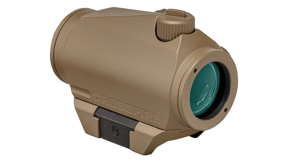 Vortex Crossfire 1x21mm Prismatic Red Dot Sight, 2 MOA, Tan, 2.5&quot;, 4.59oz, CF-RD2-T