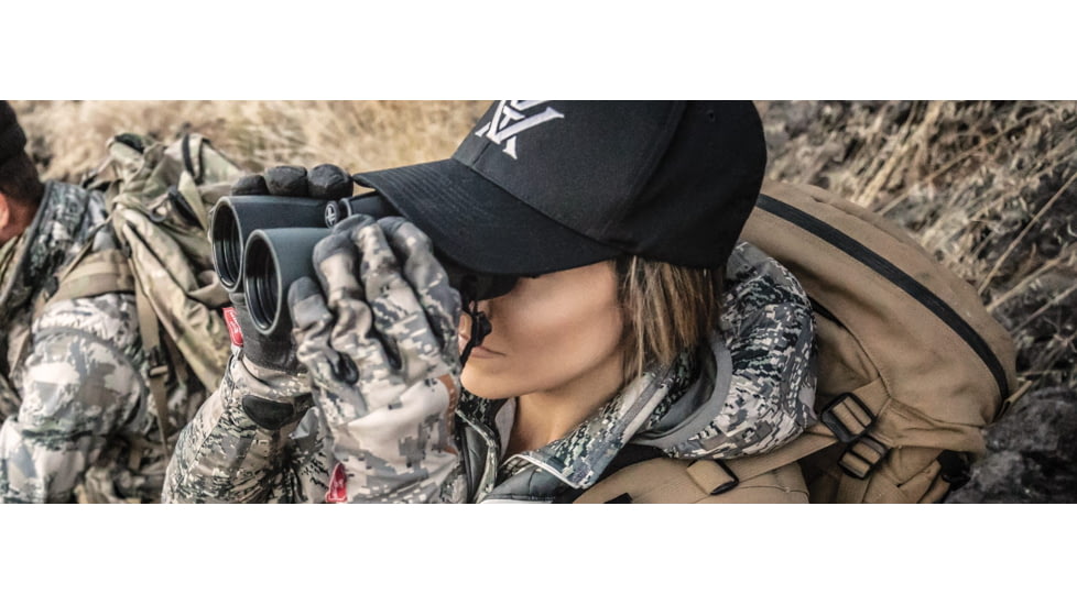 Vortex Crossfire HD 12x50mm Roof Prism Binoculars, ArmorTek, Green, Full-Size, CF-4314