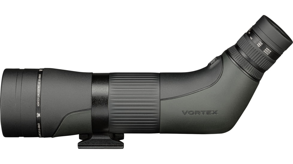 Vortex Crossfire HD 16-48x65 Spotting Scope, Angled, Green, CF-65A