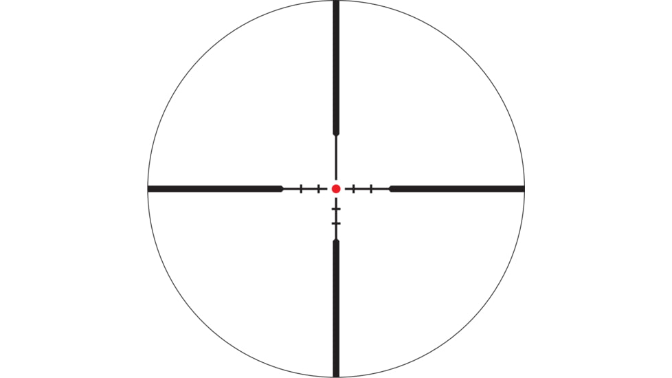 Vortex Crossfire HD 4-12x44 Illuminated Dead-Hold 2A BDC MOA Riflescope, Black, 13.4&quot;, 21.5oz, CFR-41201I