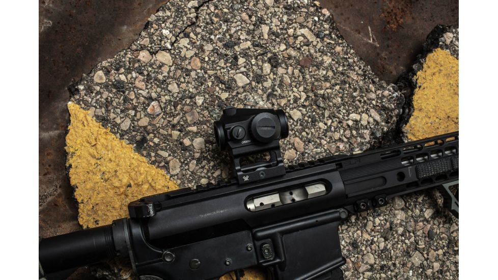 Vortex Crossfire II 2 MOA Reflex Red Dot Sight, 1x22mm, Red Dot Reticle, Anodized Matte, Black, CF-RD2