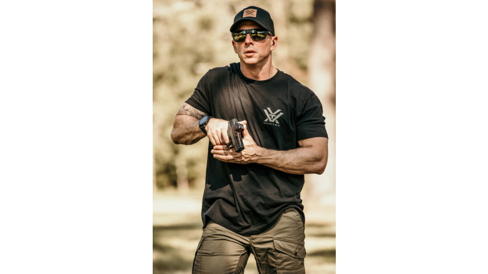 Vortex Defender-CCW Enclosed Solar Micro Prismatic Red Dot Sight, 1x20.2mm, 3 MOA Reticle, Black, DFCCW-MRD3-E