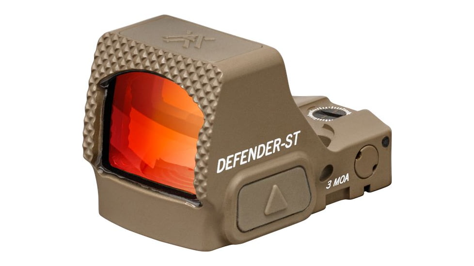 Vortex Defender-ST 1x23mm Micro Reflex Red Dot Sight, 3 MOA, Tan, DFST-MRD3-T