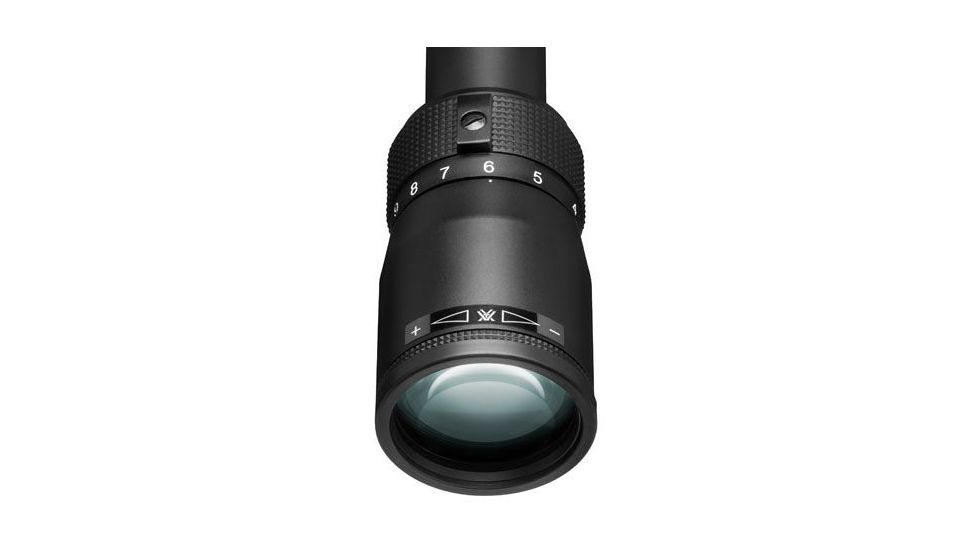 Vortex Diamondback 3.5-10x50 mm Rifle Scope, 1 in Tube, Second Focal Plane, Black, Hard Anodized, Non-Illuminated Dead-Hold BDC Reticle, MOA Adjustment, DBK-03-BDC