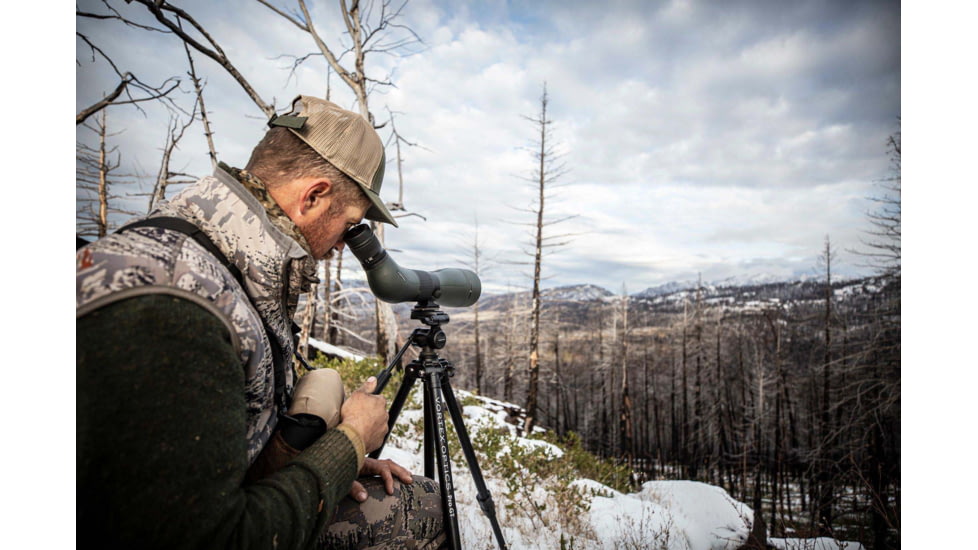 Vortex Diamondback HD Spotting Scope, 20-60x85mm, Angled, Green, 18 x 8.28 x 5.5, DS-85A