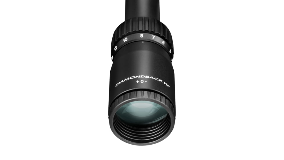 OpticsPlanet Exclusive Vortex Diamondback HP 4-16x42mm Rifle Scope, 1in Tube, Second Focal Plane, V-Plex Reticle, Matte, Hard Anodized, Black, DBK-10021