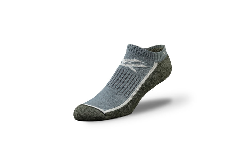 Vortex Everyday Trekker No Show Sock, Kalamata, Large, 120-51-KALL