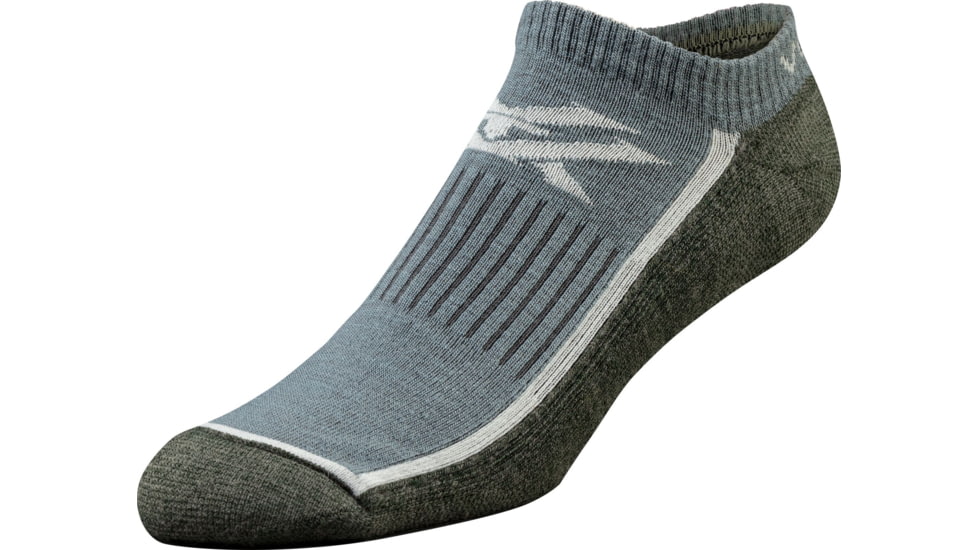 Vortex Everyday Trekker No Show Sock, Kalamata, Large, 120-51-KALL