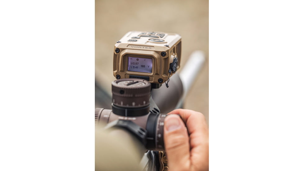 Vortex Impact 4000 Ballistic Rail-Mounted Laser Rangefinder, Tan, 15.25x11.75x14.75, LRF-IMP4000