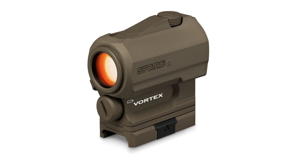 OpticsPlanet Exclusive Vortex Limited Edition SPARC AR II 1x22mm 2 MOA Reflex Red Dot Sight, Anodized Matte, Tan, SPC-AR2-TAN, EDEMO1
