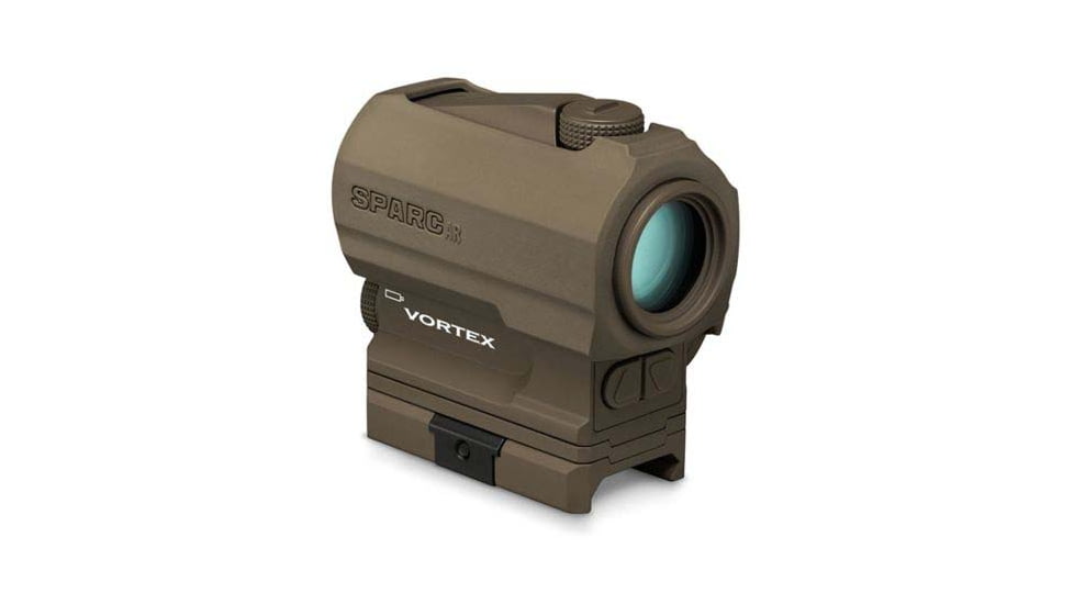 EDEMO Vortex Limited Edition SPARC AR II 1x22mm 2 MOA Reflex Red Dot Sight, Anodized Matte, Tan, SPC-AR2-TAN, EDEMO5