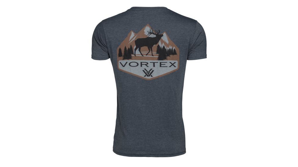 Vortex Men's Elk Mountain Tee, Navy Heather, L 219066-NAH-L