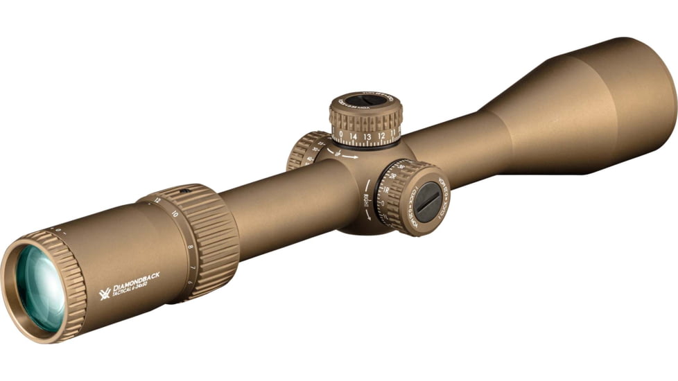Vortex OPMOD Diamondback Tactical 6-24x50mm FFP 30mm Tube Riflescope, Tan, DBK-10028-OP
