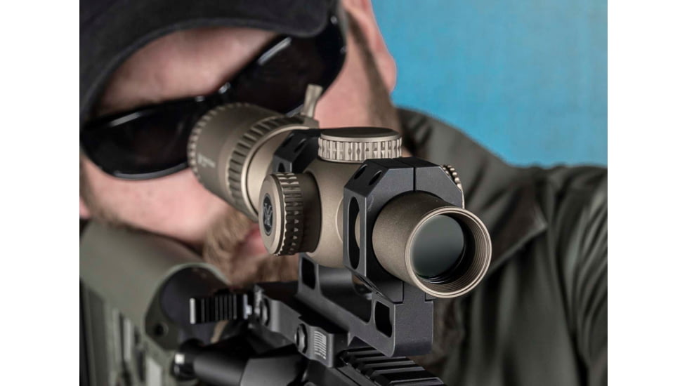 Vortex OPMOD Strike Eagle Limited Edition Rifle Scope, 1-6x24mm, 30 mm Tube, Second Focal Plane, AR-BDC3 Reticle, Hard Anodized, FDE, SE-1624-2OP
