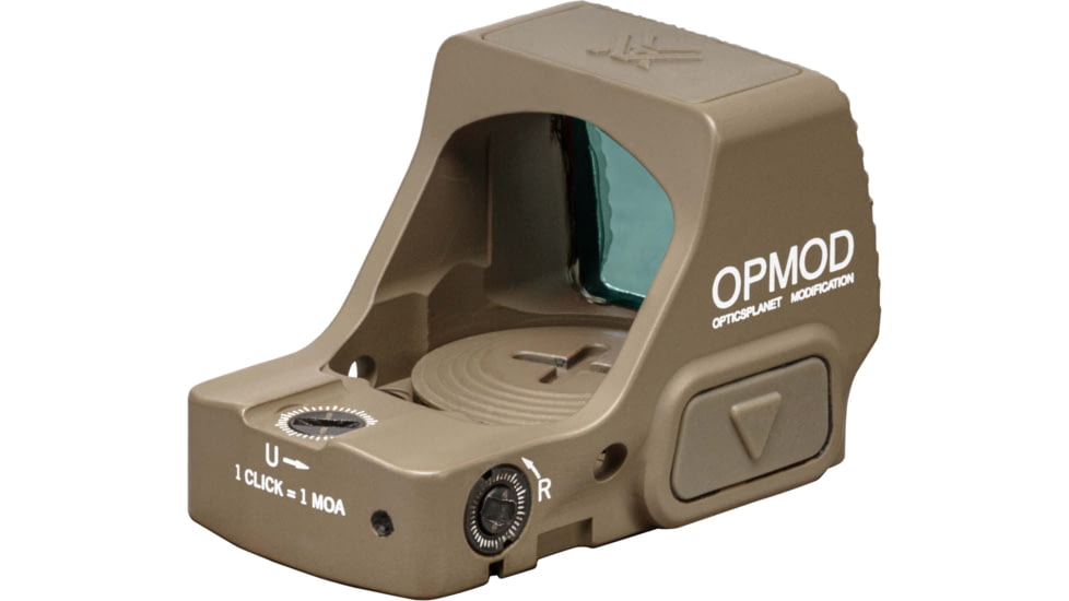 Vortex Optics OPMOD Defender-ST 1x Reflex Micro Red Dot, 6 MOA Dot, Tan, 843829145855