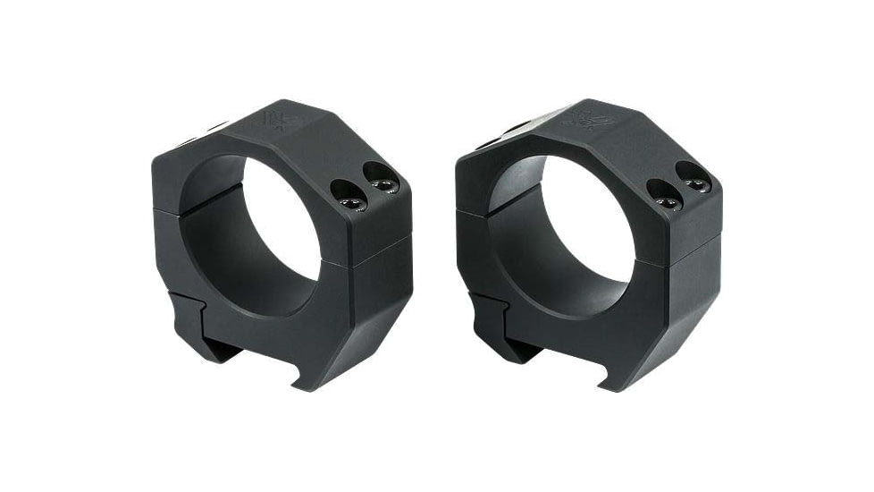 Vortex Precision Matched Rifle Scope Rings, 34 mm Tube, Medium Plus - 1 in, Black, PMR-34-100