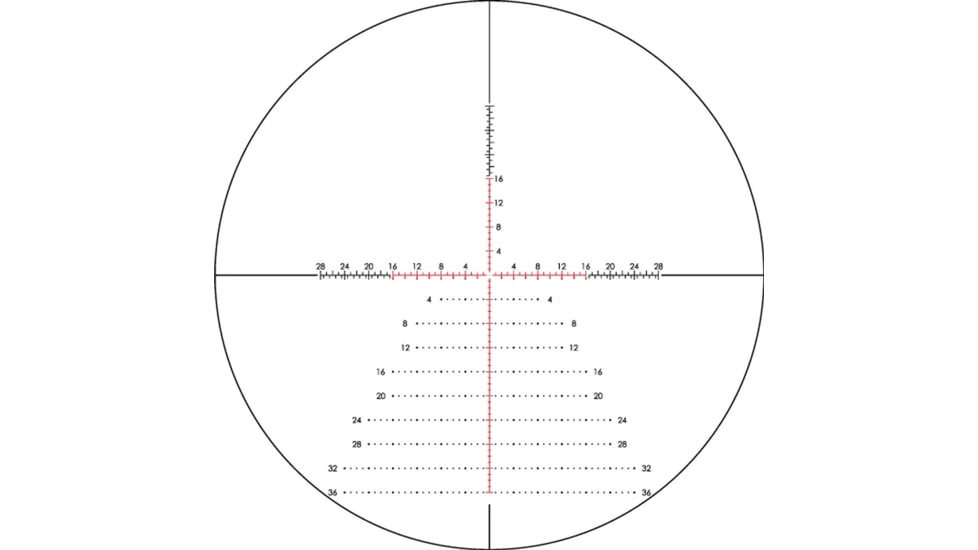 Vortex Razor HD Gen III 4-24x44mm 34mm Tube Rifle Scope, First Focal Plane, EBR-7D MRAD Reticle, Stealth Shadow, RZR-42402