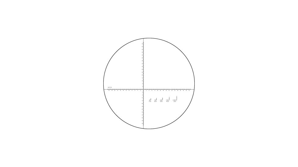 Vortex Razor HD Spotting Scope Reticle MOA