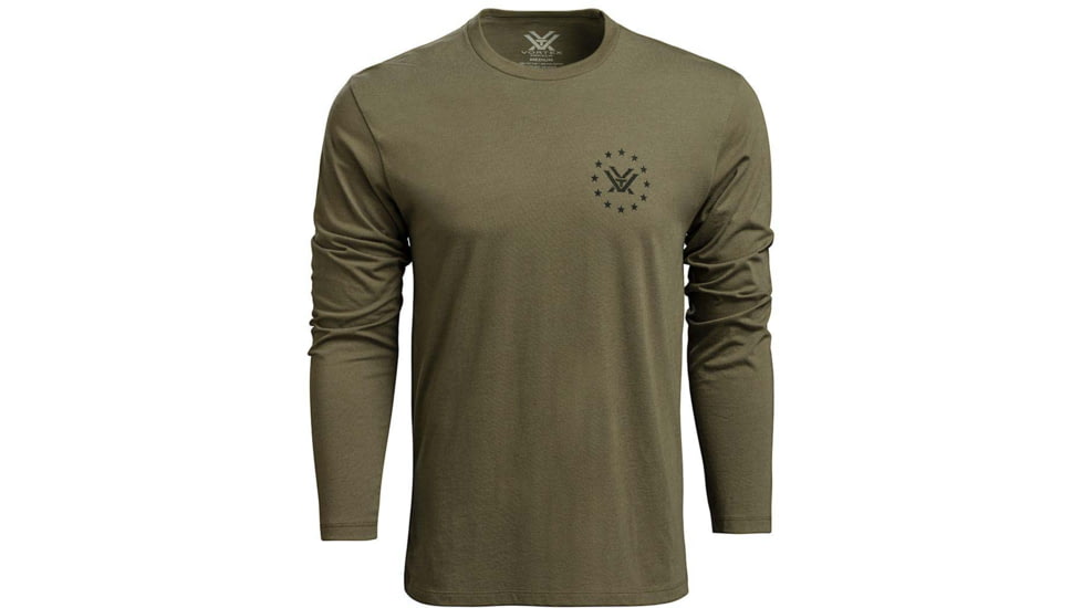 Vortex Salute LS T-Shirt - Mens, Military Heather, 4X, 222-02-MIH4X
