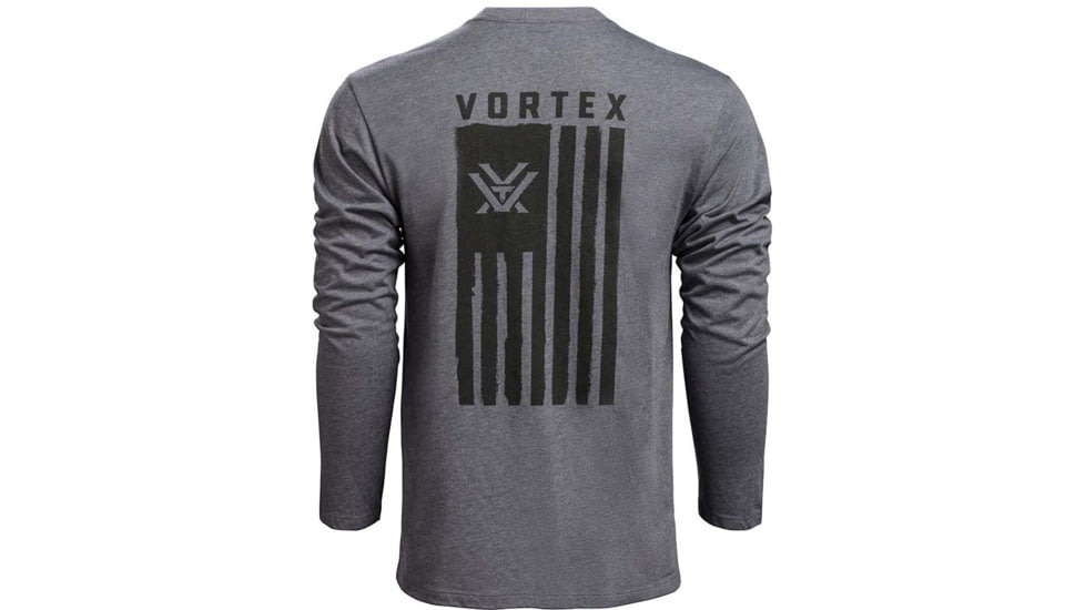 Vortex Salute LS T-Shirt - Mens, Titanium Heather, XL, 222-02-THEXL