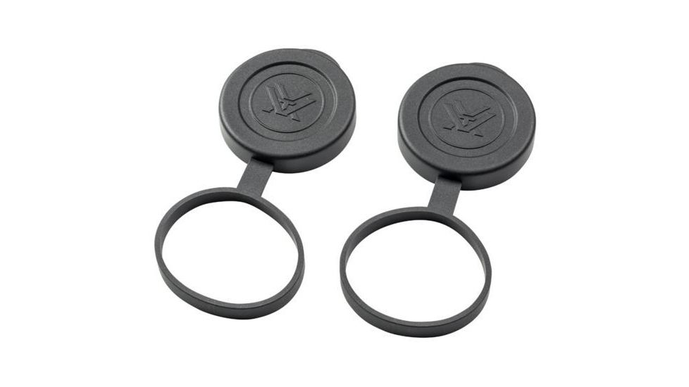 Vortex Tethered Objective Lens Covers, Set of 2 42 mm Diamondback, Black CAPD42