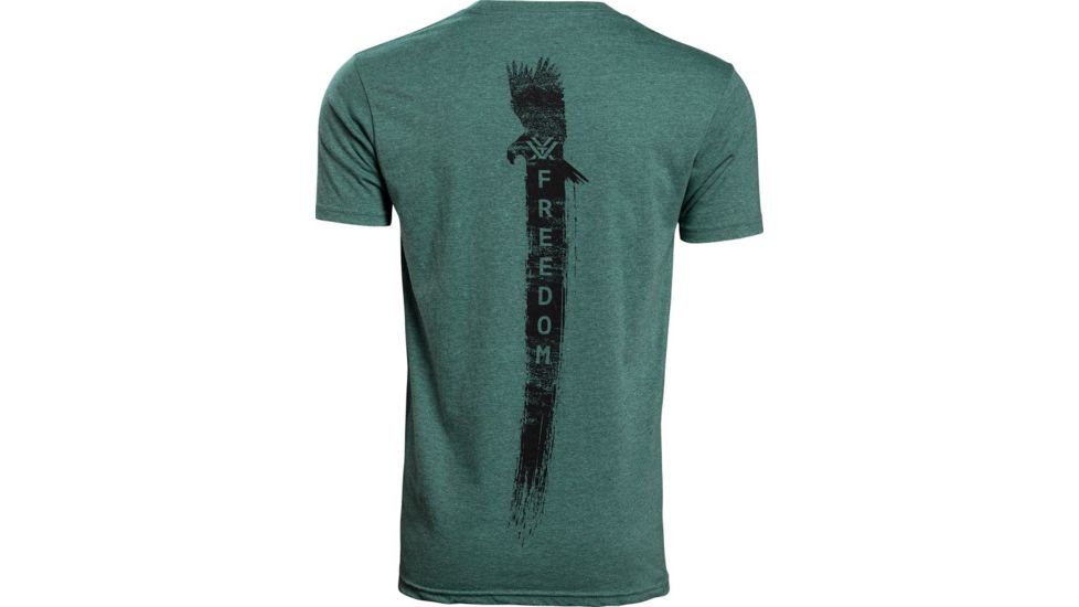 Vortex The Eagle Has Landed T-Shirt - Mens, Mint-Black Heather, 2X, 120-29-MBH2X