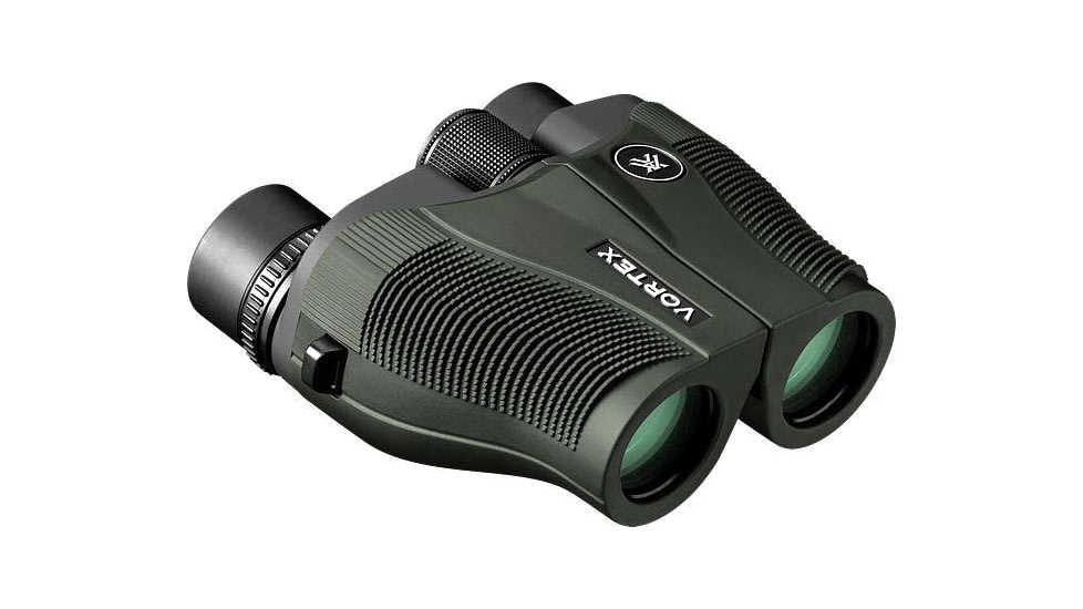 Vortex Vanquish 10x26mm Porro Prism Compact Binoculars, Matte, Green, Compact, VNQ-1026