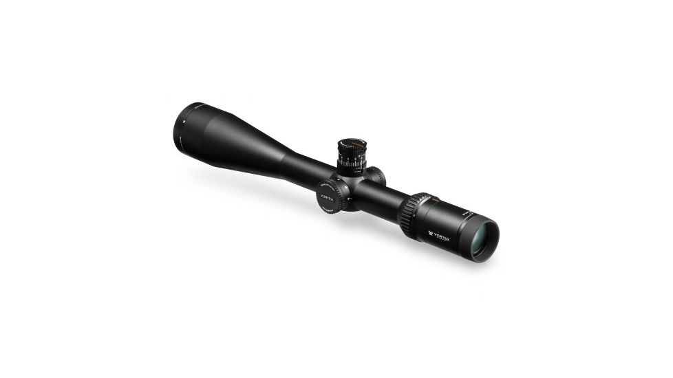 Vortex Viper HS LR 6-24x50 mm Rifle Scope, 30 mm Tube, First Focal Plane, Black, Hard Anodized, Non-Illuminated XLR MOA Reticle, MOA Adjustment, w/ Vortex Defender Flip Cap, VHS-4315-LR-KIT1