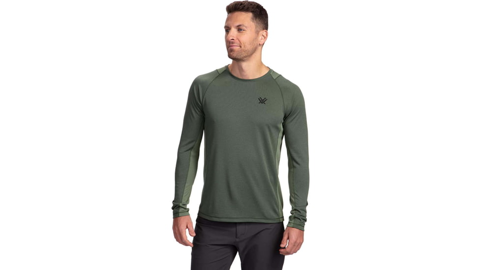Vortex Weekend Rucker Long Sleeve Tops - Mens, Rifle Green, 2XL, 121-23-RIF2X