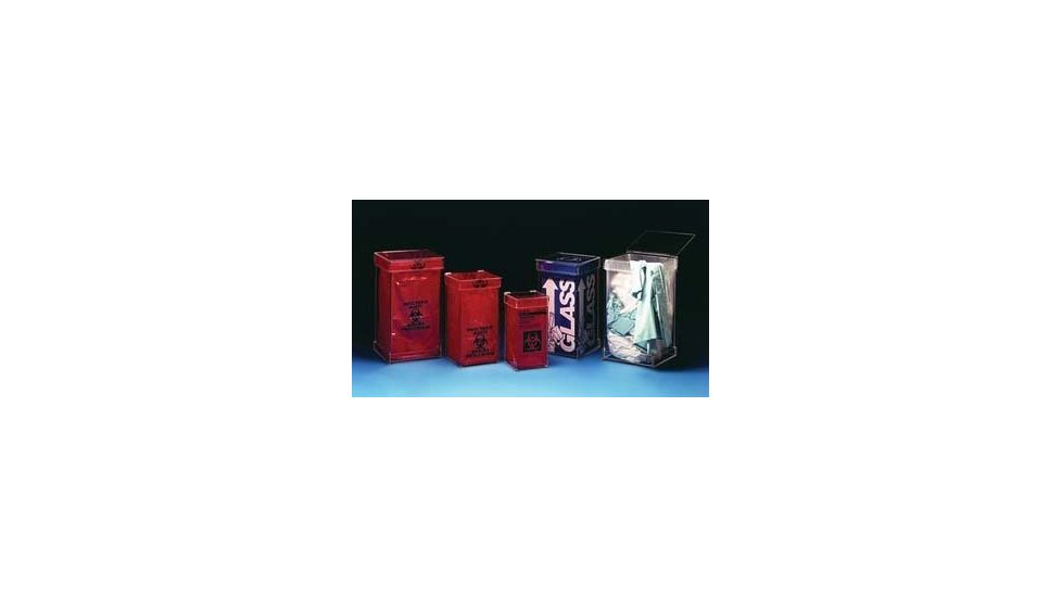 VWR Acrylic Waste Containers Floor Models Tall Waste Box Holder, Each, WB-500