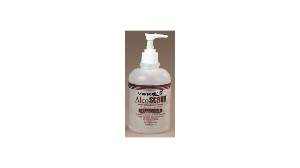 VWR AlcoSCRUB Instant Antiseptic Hand Cleanser 42032-12-601 Pump Bottle, 946 Ml (32 oz.)