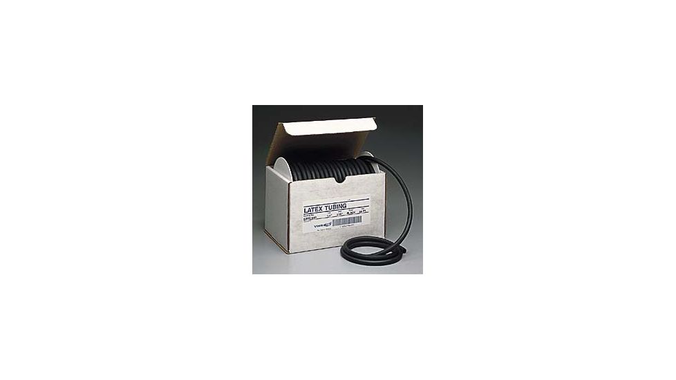 VWR Black Latex Rubber Tubing BL404R 50'' Reel Length