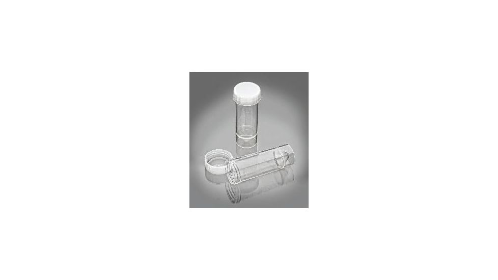 VWR Freestanding Specimen and Centrifuge Tubes with Plug Seal Caps 3096-345-306 Sterile