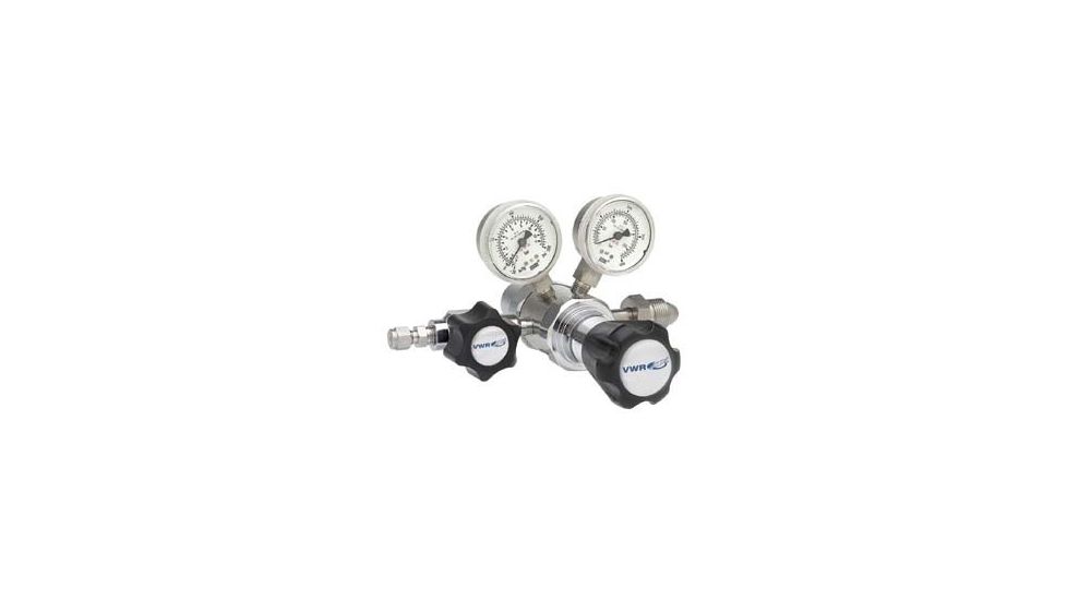 VWR High-Purity Two-Stage Gas Regulators, Stainless Steel 3300766