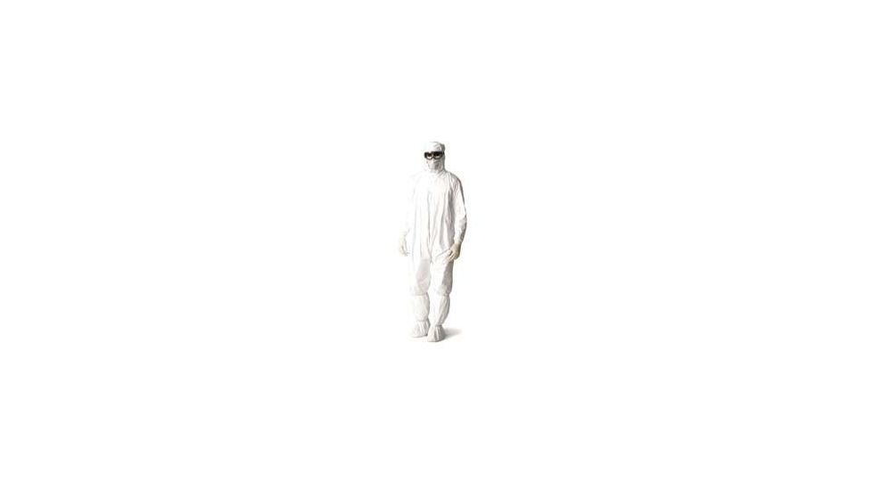 VWR Hooded Coveralls Made With Dupont Tyvek Isoclean Material, Case of 25, IC180SWHMDVD