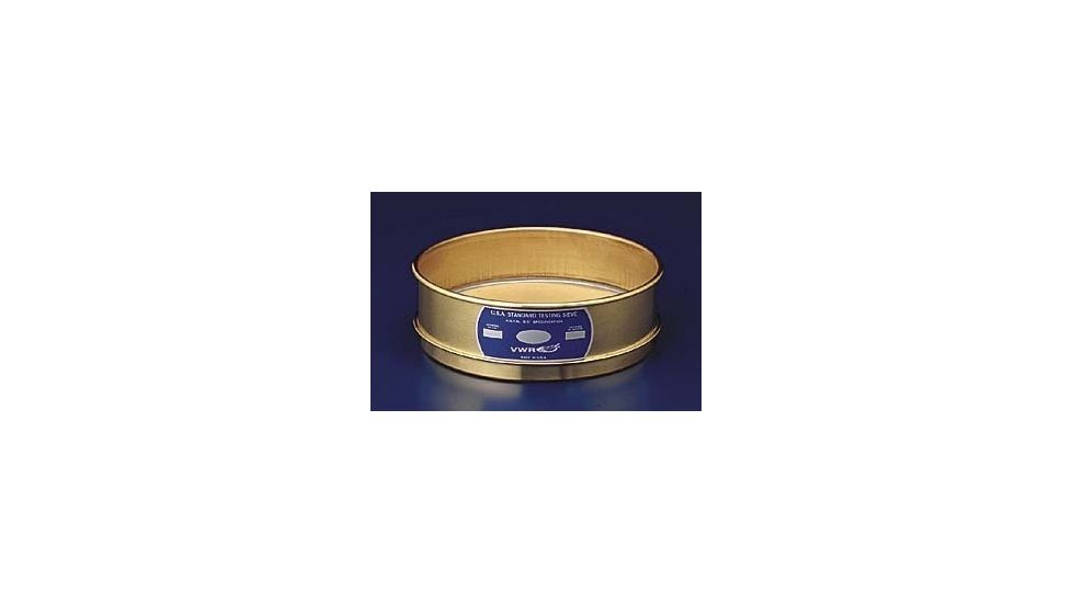 VWR Testing Sieves, Each, All Brass Half Height, 170BB8H