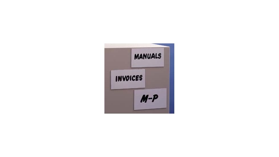VWR Write-On/Wipe-Off Magnetic Shelf Label Rolls, Each, MX-200