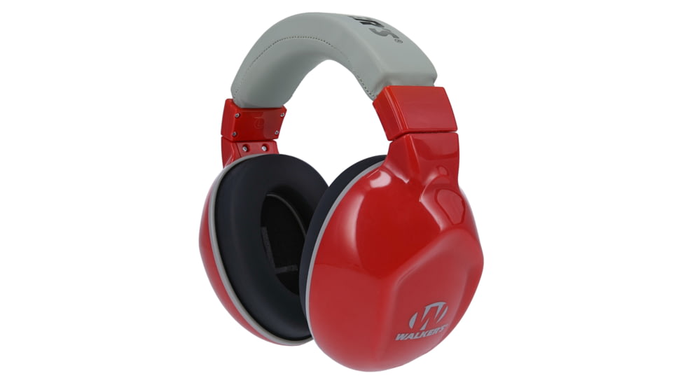 Walker's Boomies Passive Hearing Protection, Earmuff, Extra Small, Crimson Red GWP-YM2-CR