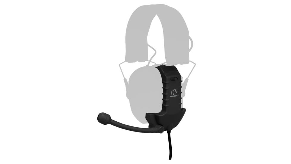 Walker's Razor Com Link Attachment, Fits Walkers Razor Ear Muffs, Integrated Push to Talk Module, Black GWP-RZRCL-BLK