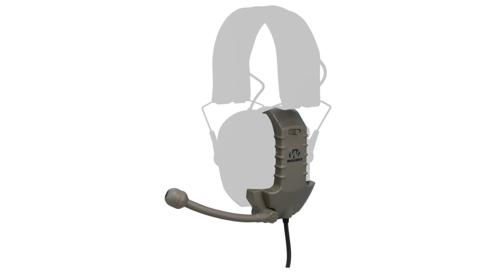 Walker's Razor Com Link Attachment, Fits Walkers Razor Ear Muffs, Integrated Push to Talk Module, Flat Dark Earth GWP-RZRCL-FDE