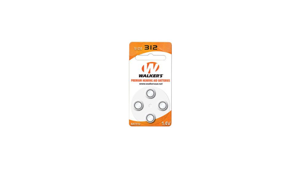 Walkers #312 Air Cell Batteries BAT312