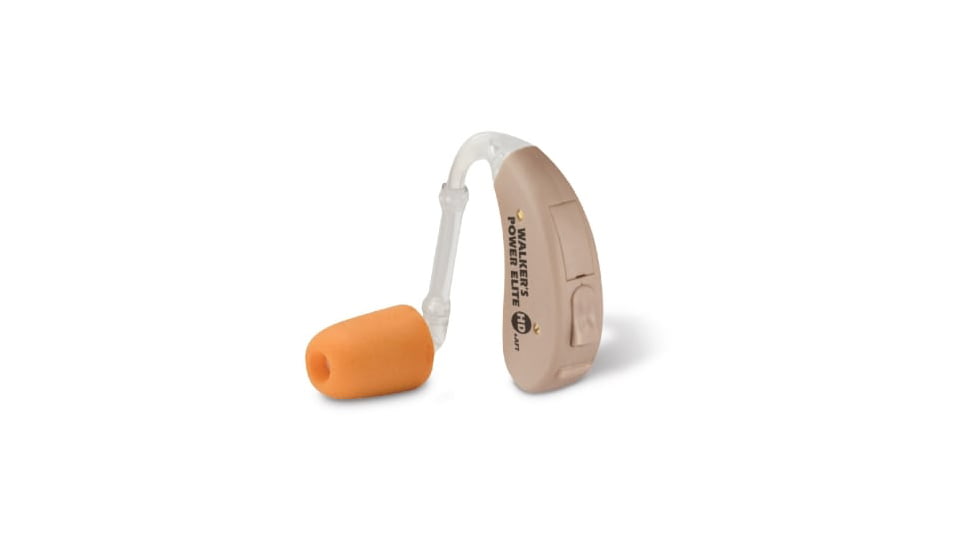 Walkers Digital HD Power Elite Game Ear 50dB AFT Hearing Amplifier, 29 db NRR, Tan, WGE-XGE4B