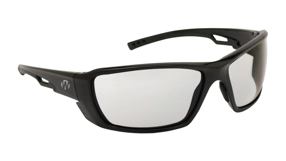 Walkers GWP-SF-8283-CL Premium Safety Glasses 8283 Clear Polycarbonate Black