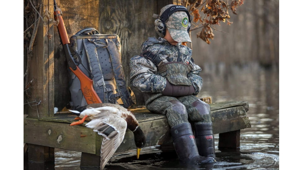 Walkers Razor Slim Electronic Quad Ear Muff, Realtree XTRA, GWP-RSEQM-CMO