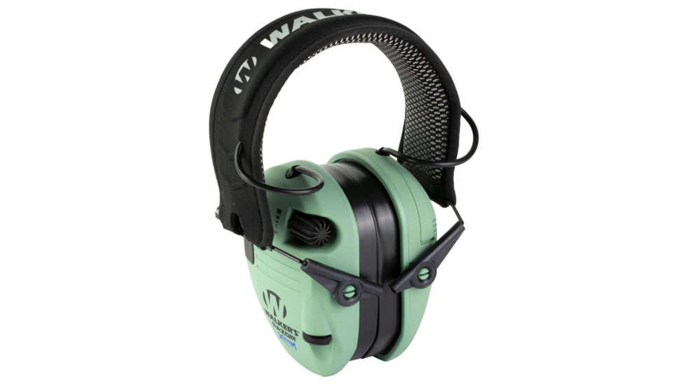 Walkers Razor X-TRM, Electronic Digital Ear Muffs, Sage Green, Blister Packaging