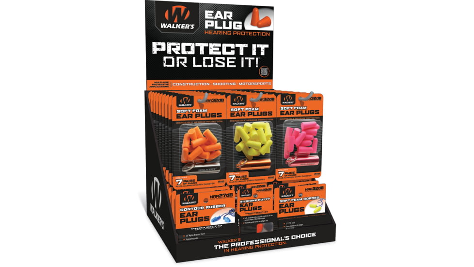 Walkers Shooters Earplug Display, GWP-PLUGDIS