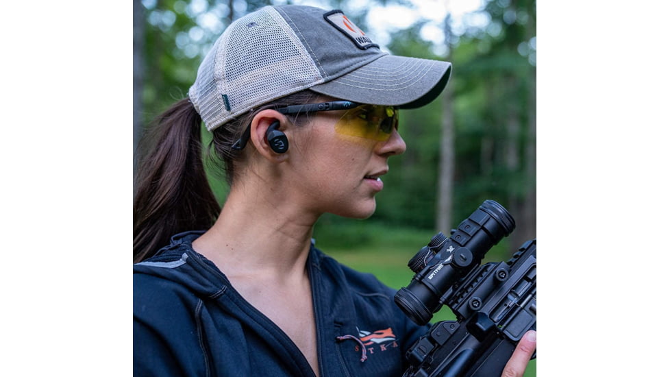 Walkers Silencer BT 2.0 Bluetooth Earbuds, 24 dB NRR, Black, GWP-SLCR2-BT