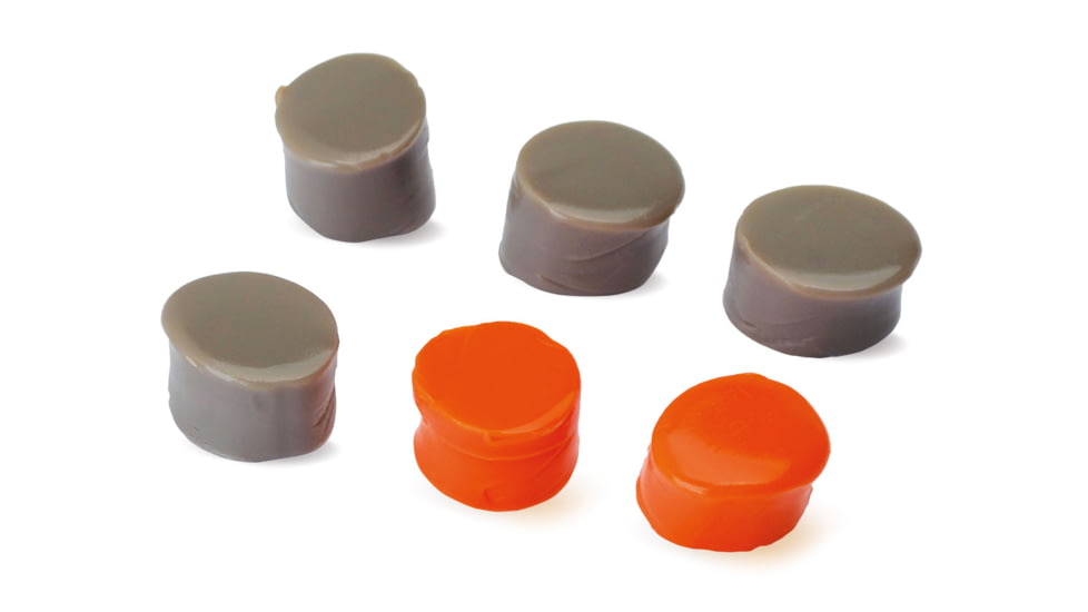 Walkers Silicon Putty Ear Plugs, 32 dB NRR, Orange/Flat Dark Earth, 3 Pair, GWP-SILPLG-OFDE