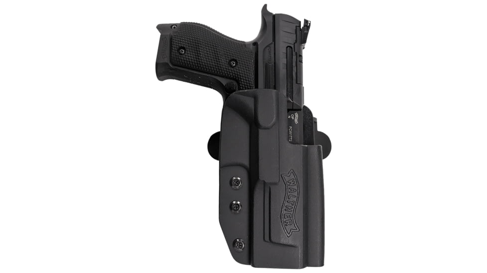 Walther Arms 5130217 PPQ Q5 Match Steel Frame OWB Holster Black Kydex Belt Slid