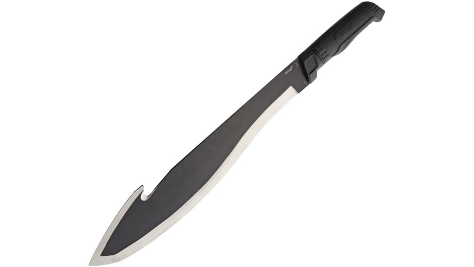 Walther MachTac 1 Fixed Blade Knife, 15.75in, 440 Stainless Steel, Black, Synthetic Handle WAL50721